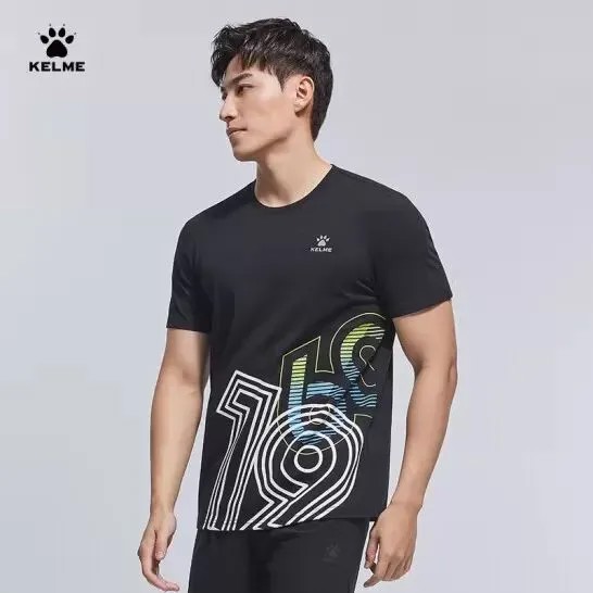 Футболка мужская KELME T-Shirt черная 2XL