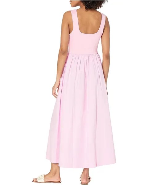 Платье MONROW Poplin Mix Tank Dress, цвет Pink Lavender