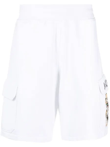 Moschino шорты Teddy Bear, белый
