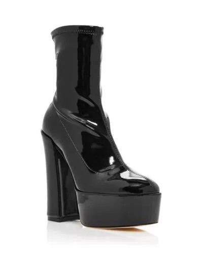 Женские ботинки на платформе Stuart Weitzman Skyhigh 145, черные, 38,5 евро, США 8