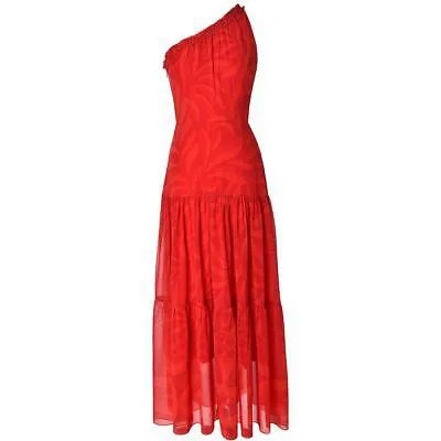 Женское красное длинное летнее платье макси Taylor 12 BHFO 3779