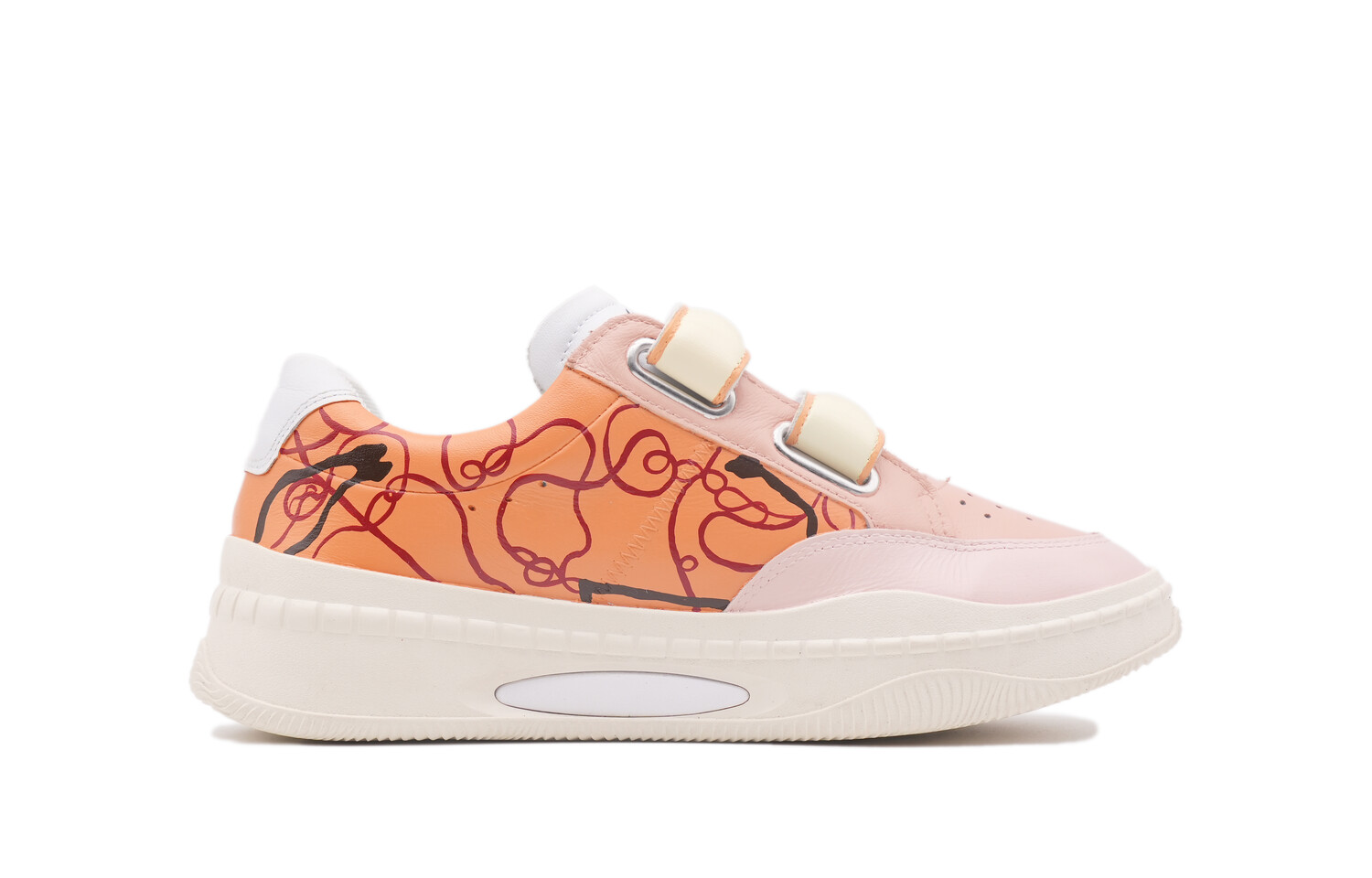 Кроссовки LINING Lifestyle Shoes Women's Low-top Orange/White, цвет Orange