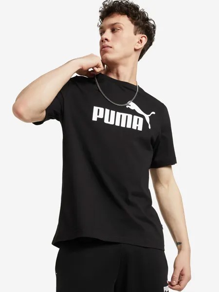 Футболка мужская PUMA ESS Logo, Черный
