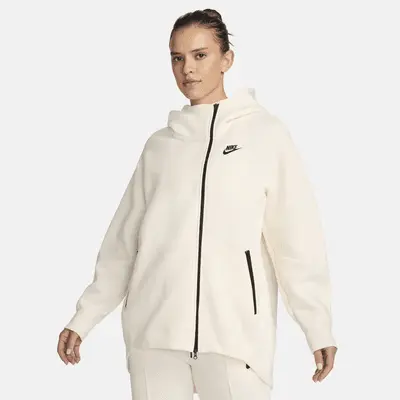 Толстовка Nike Sportswear Tech Fleece, цвет Pale Ivory/Black