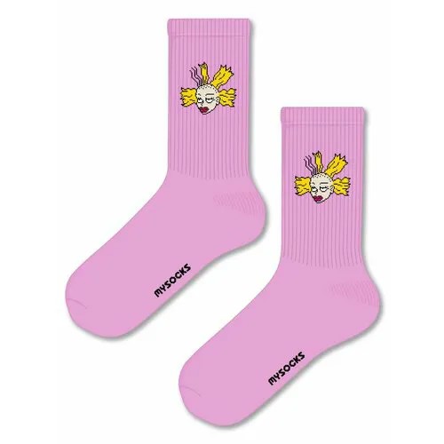 Носки MySocks, размер 36-43, розовый