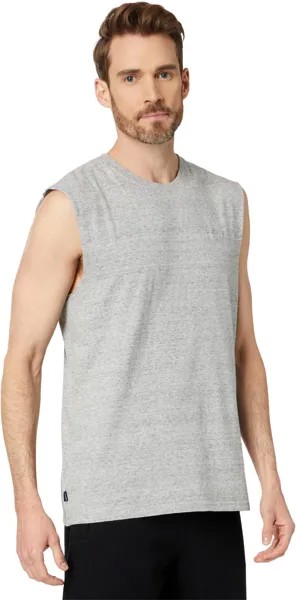 Майка Vintage Logo Embroidered Tank Superdry, цвет Athletic Grey Marl