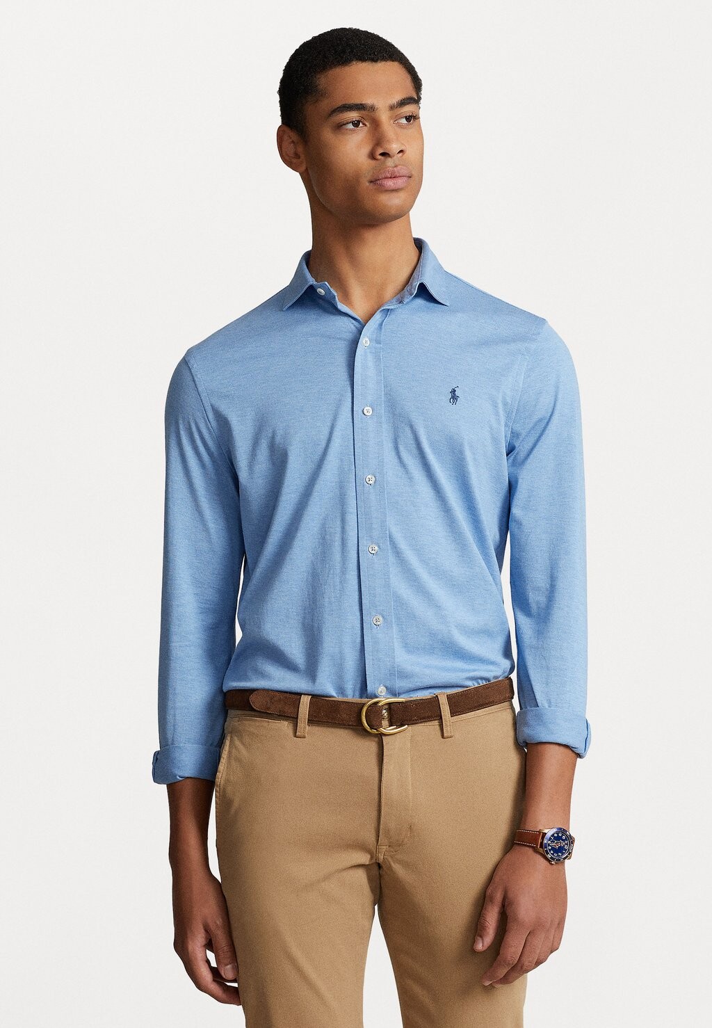 Рубашка LONG SLEEVE SPORT Polo Ralph Lauren, голубой