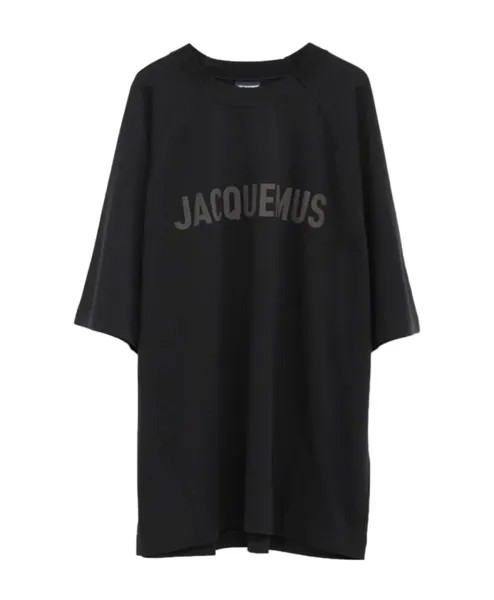 Футболка с круглым вырезом и логотипом S Jacquemus, черный
