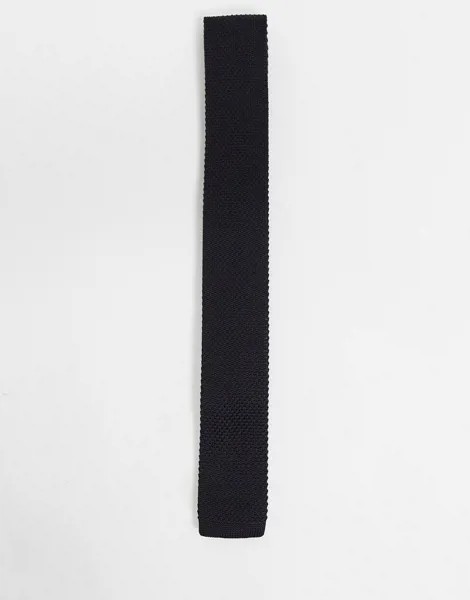 Трикотажный галстук Gianni Feraud-Черный цвет