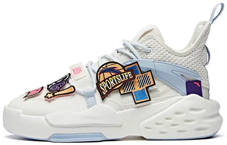 ANTA Bastard Lifestyle Shoes Women's Mid-top White/Royal Blue