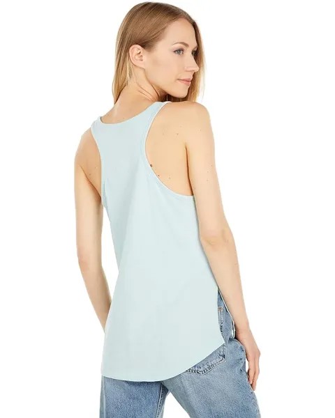 Топ Madewell MWL Softfade Cotton Racerback Tank Top, цвет Faraway Sky