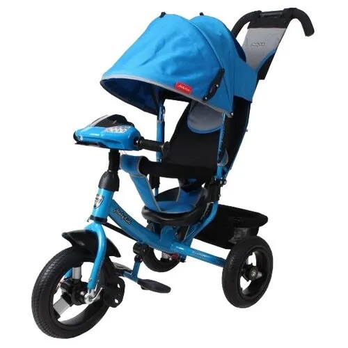 Трехколесный велосипед Moby Kids Comfort 12x10 AIR Car1 синий