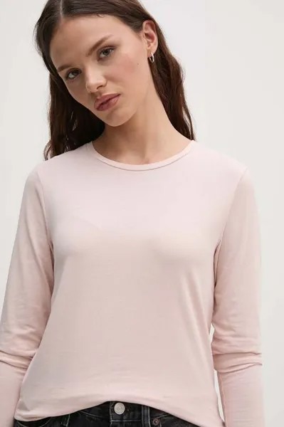 Лонгслив United Colors of Benetton, розовый