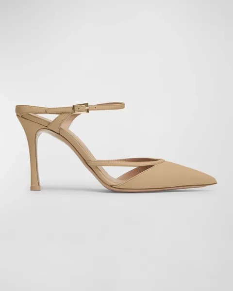 Туфли-мюли Yola Napa с вырезами Malone Souliers, цвет Cashew Beige