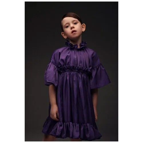 Платье Leya.me, размер 98, фиолетовый
