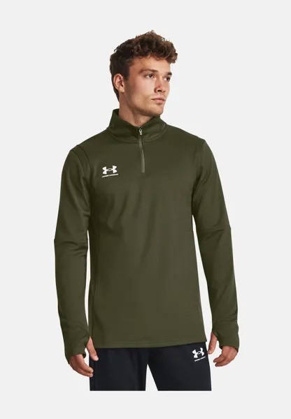 Футболка с длинным рукавом Challenger Midlayer Under Armour, цвет marine od green white