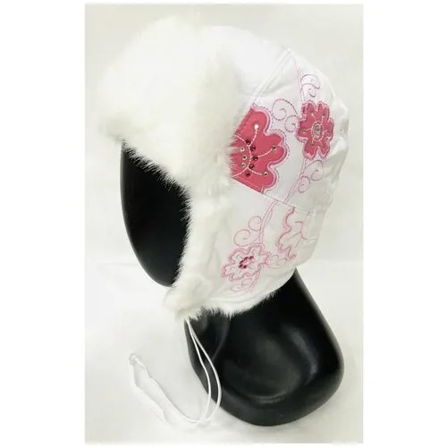 Шапка ушанка TuTu, демисезон/зима, подкладка, размер 48-50, розовый