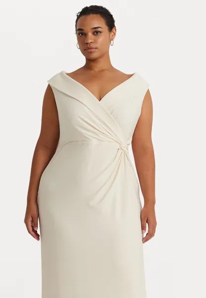 Платье из джерси Lauren Ralph Lauren ЛЕОНИДАС ПЛАТЬЕ БЕЗ РУКАВОВ, цвет mascarpone cream