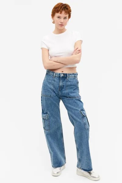 Джинсы женские Monki 1134889001 синие 31 (доставка из-за рубежа)