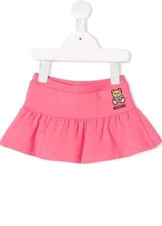 Moschino Kids юбка с вышивкой