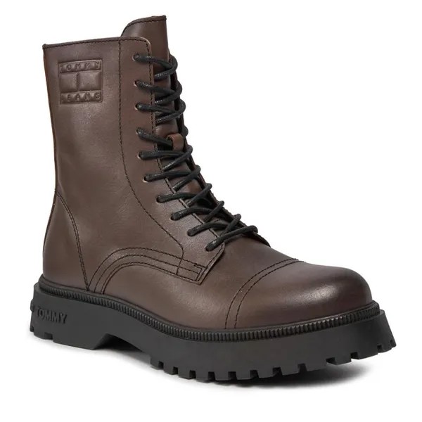 Ботинки Tommy Jeans TjmCasual Boot, коричневый