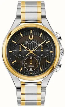 Японские наручные  мужские часы Bulova 98A301. Коллекция CURV