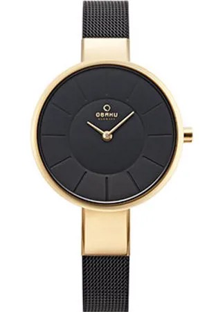 Fashion наручные  женские часы Obaku V149LXGBMB. Коллекция Mesh