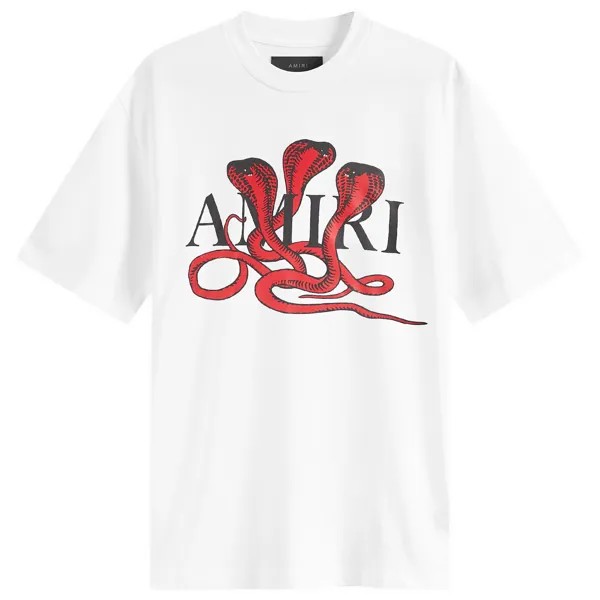 Футболка Amiri Cny Snake T-Shirt, цвет White & Red