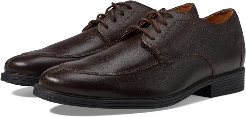 Оксфорды Clarks Whiddon Apron, цвет Dark Brown Tumbled
