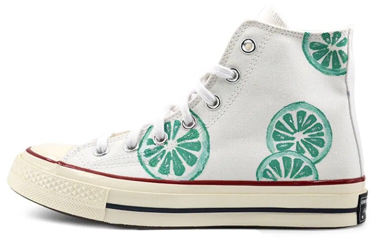 Chuck Taylor All Star Canvas Shoes Unisex High-top White/green Converse