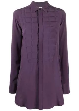 Bottega Veneta стеганая рубашка