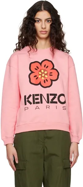 Розовый - Свитшот Kenzo Paris Boke Flower