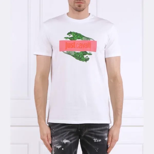 Футболка стандартного кроя Just Cavalli, белый