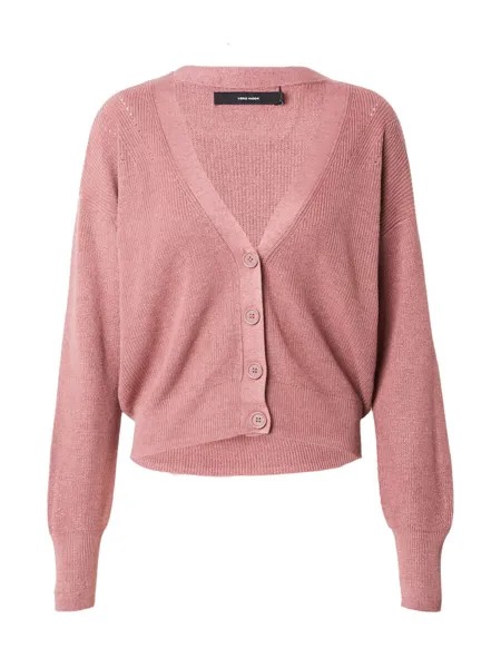 Вязаный кардиган Vero Moda NEW LEXSUN, темно-розовый