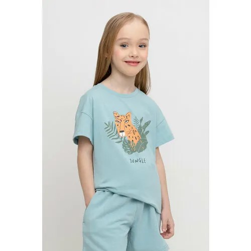 Футболка crockid К 302349/незабудка, размер 64/122, голубой