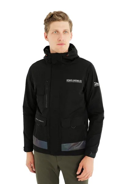 Спортивная куртка мужская Kailas Long Hooded Windproof черная XL