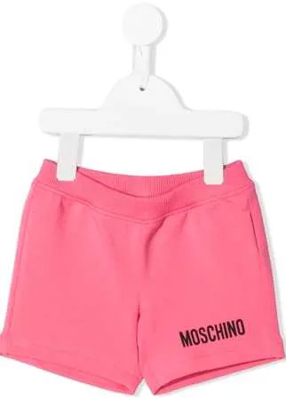 Moschino Kids спортивные шорты с логотипом