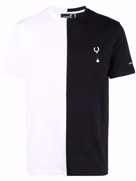 Raf Simons X Fred Perry футболка с логотипом