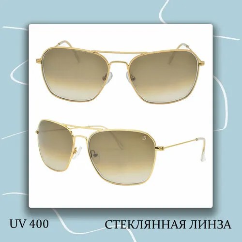 Солнцезащитные очки LERO, коричневый, серый
