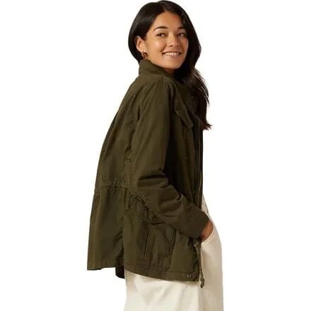 Легкая полевая куртка M-65 женская Alpha Industries, темно-зеленый