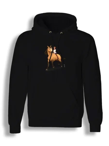 Худи унисекс СувенирShop Спирит/Душа прерий/Мультфильм 3 черное 2XL
