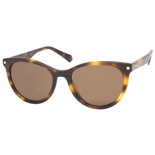Солнцезащитные очки Polaroid PLD 4111/S/X, коричневый, черный