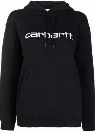 Carhartt WIP embroidered-logo pouch hoodie