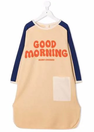 Bobo Choses платье Good Morning Fleece