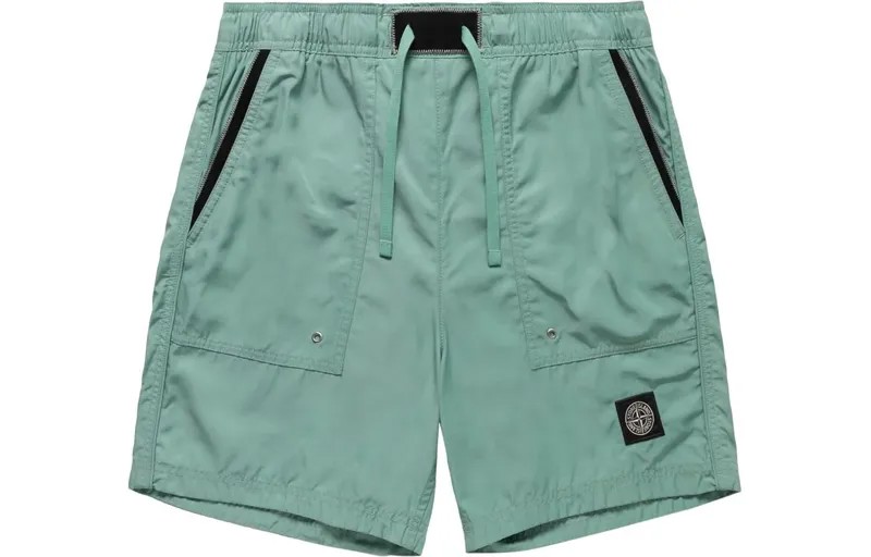 Повседневные шорты унисекс светло-зеленый Stone Island, светло-зеленый