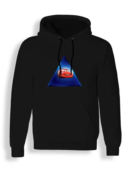 Худи унисекс СувенирShop Тачки/Cars/Молния Маккуин 11 черное 3XL