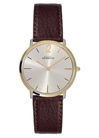 Швейцарские наручные  мужские часы Michel Herbelin 17015-T12MA.SM. Коллекция Classic Extra Flat