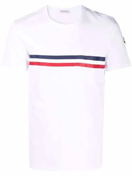 Moncler футболка с полосками