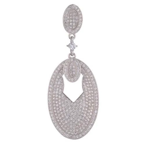 Серебряная подвеска с кубическим цирконием GP10293A_PD_WG JV