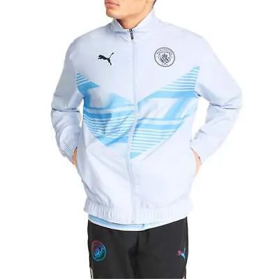 Мужская спортивная куртка Puma Mcfc Prematch Full Zip, размер S, повседневная спортивная верхняя одежда